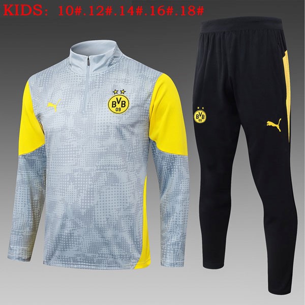 Ninos Sudadera De Training Borussia Dortmund 2026 2027 Gris